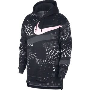 Nike Dri-Fit Thermal Training Hoodie Men's Small S Pink Swish